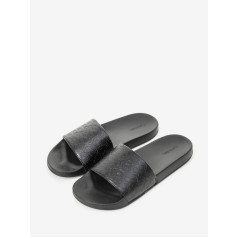 Calvin Klein pludmales čības- melnā krāsā