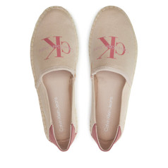 CALVIN KLEIN  auduma espadrilles- pelnu rozā krāsā