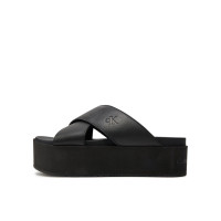 Calvin Klein JEANS platformas sandeles- melnā krāsā