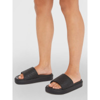 Tommy Hilfiger platforms iešļūcenes- melnā krāsā