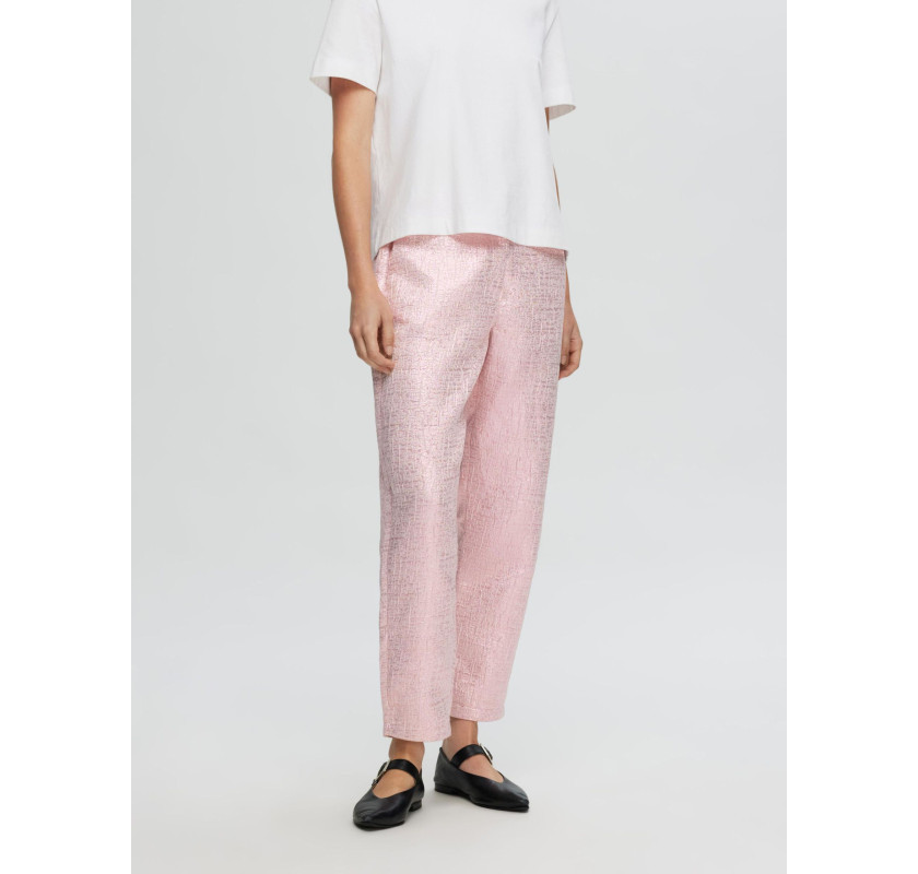 SELECTED FEMME Cradle Cropped bikses -metāliski rozā krāsā