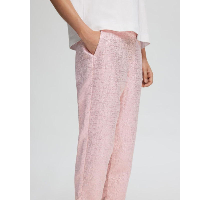 SELECTED FEMME Cradle Cropped bikses -metāliski rozā krāsā