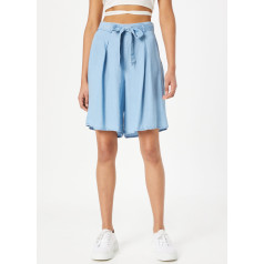 VERO MODA Liliana Bermudu šorti-gaiši zilā krāsā