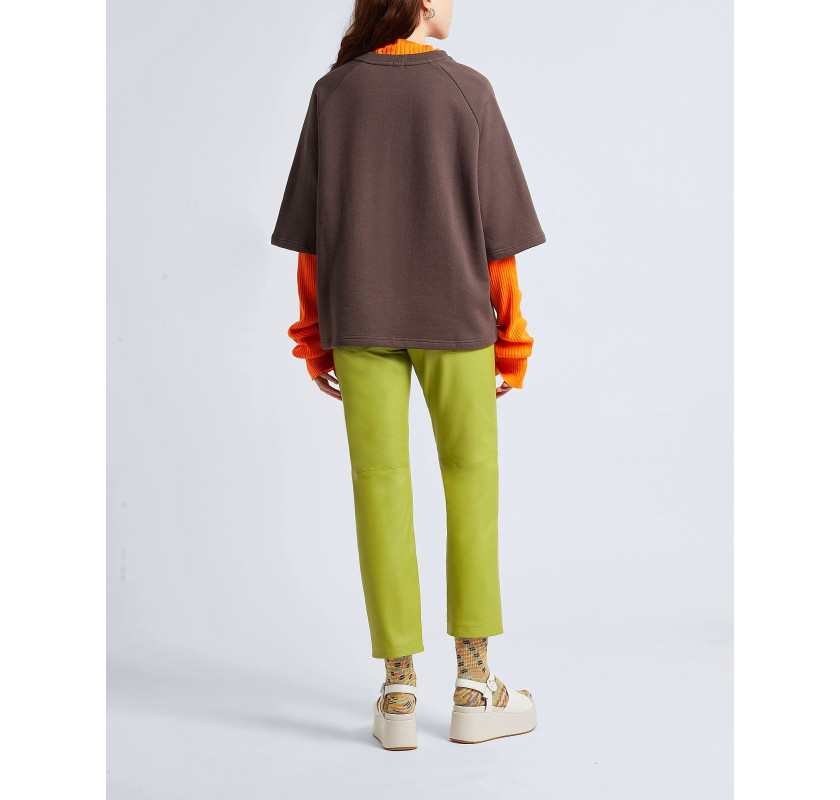 8 BY YOOX sweatshirt- brūnā krāsā