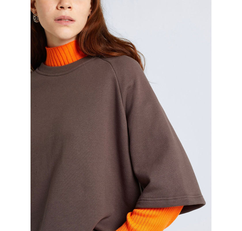 8 BY YOOX sweatshirt- brūnā krāsā