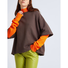 8 BY YOOX sweatshirt- brūnā krāsā