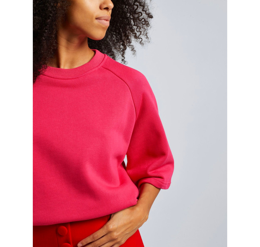 8 BY YOOX sweatshirt- fuksijas krāsā