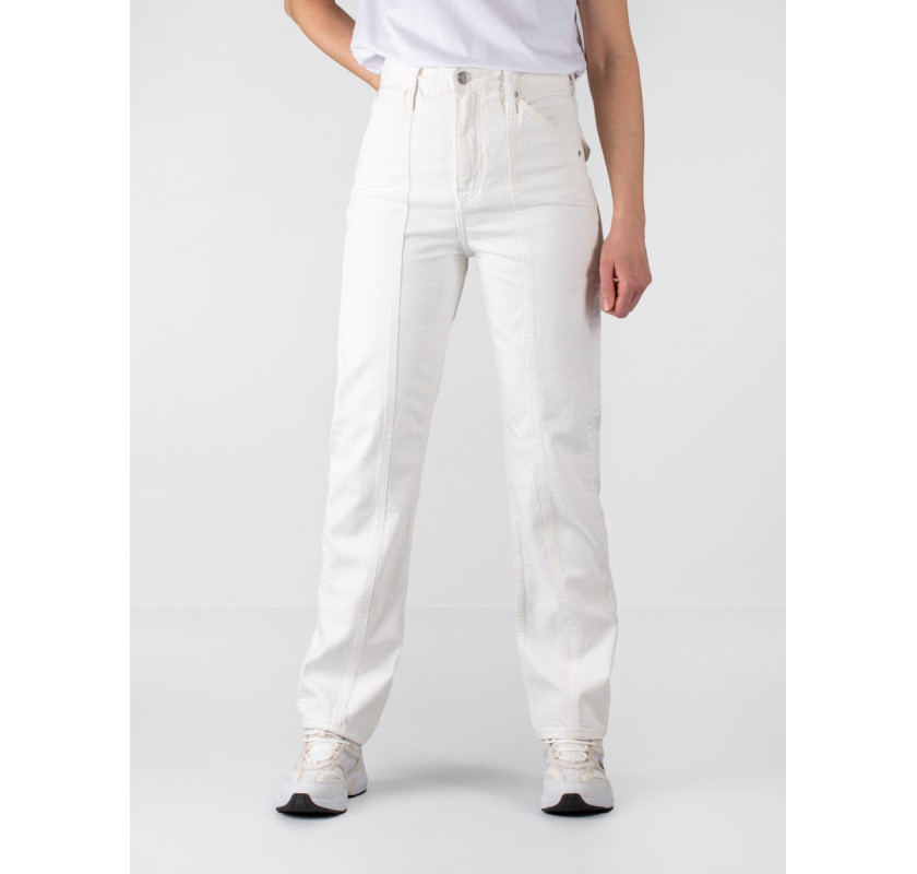 CALVIN KLEIN JEANS džinsi- baltā krāsā