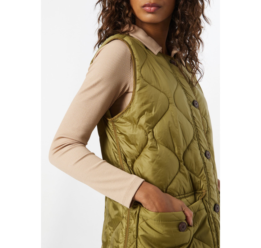 WAREHOUSE ultimate long line veste- haki zaļa