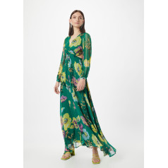 OASIS Soft Floral kleita-zaļā krāsā ar ziedu printu