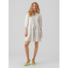 VERO MODA  3/4 Tunic kleita-baltā krāsā