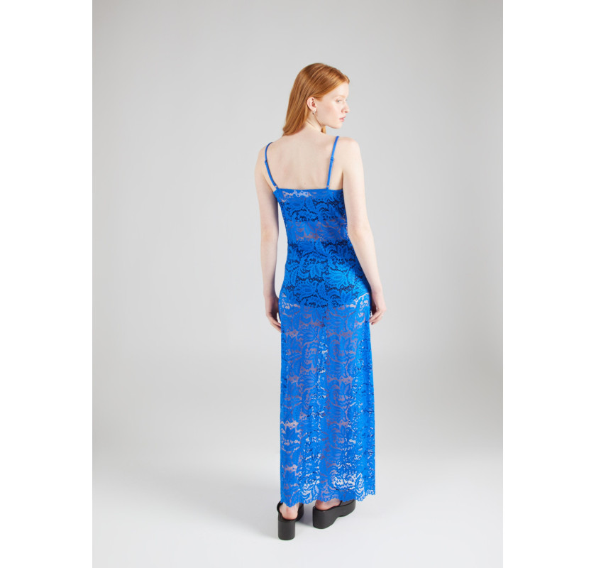 NOISY MAY Gillia Lace kleita- zilā krāsā