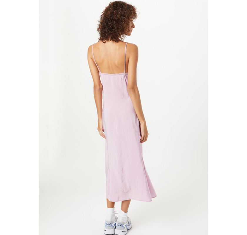 DOROTHY PERKINS Satin Lace Detail midi kleita- lillā krāsā