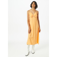 DOROTHY PERKINS Satin Lace Detail midi kleita- oranžā krāsā