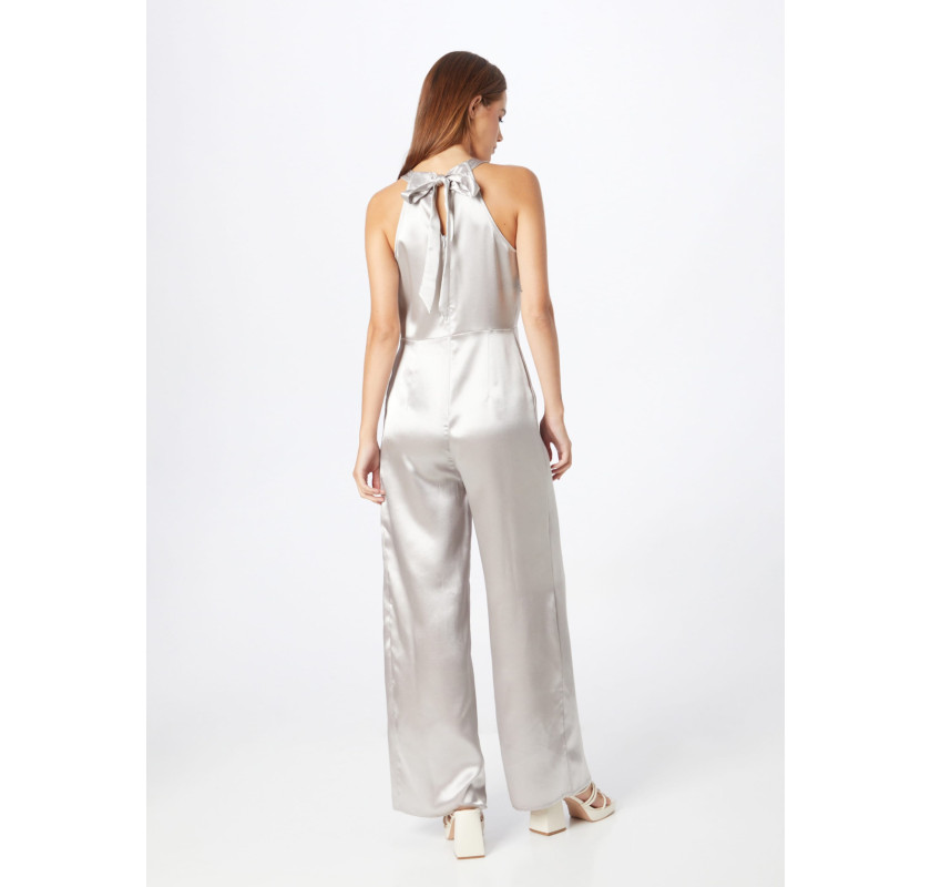 WALLIS satin Pleatfront kostīms-sudraba krāsā