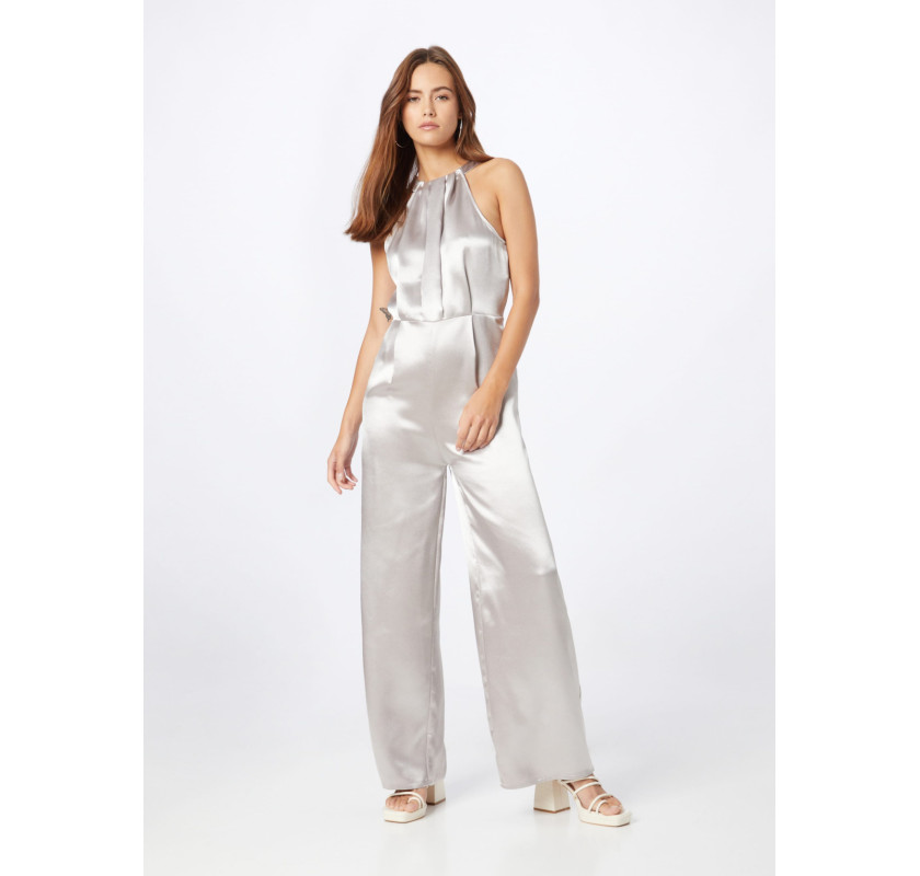 WALLIS satin Pleatfront kostīms-sudraba krāsā