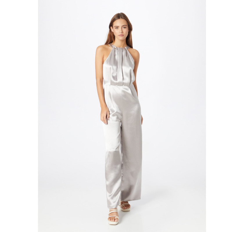 WALLIS satin Pleatfront kostīms-sudraba krāsā