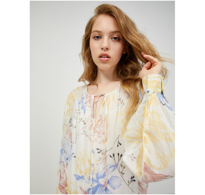 VERO MODA Vmsally calf kleita-ar ziedu printu