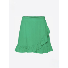 VERO MODA lina svārki - koši zaļā krāsā