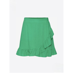 VERO MODA lina svārki - koši zaļā krāsā