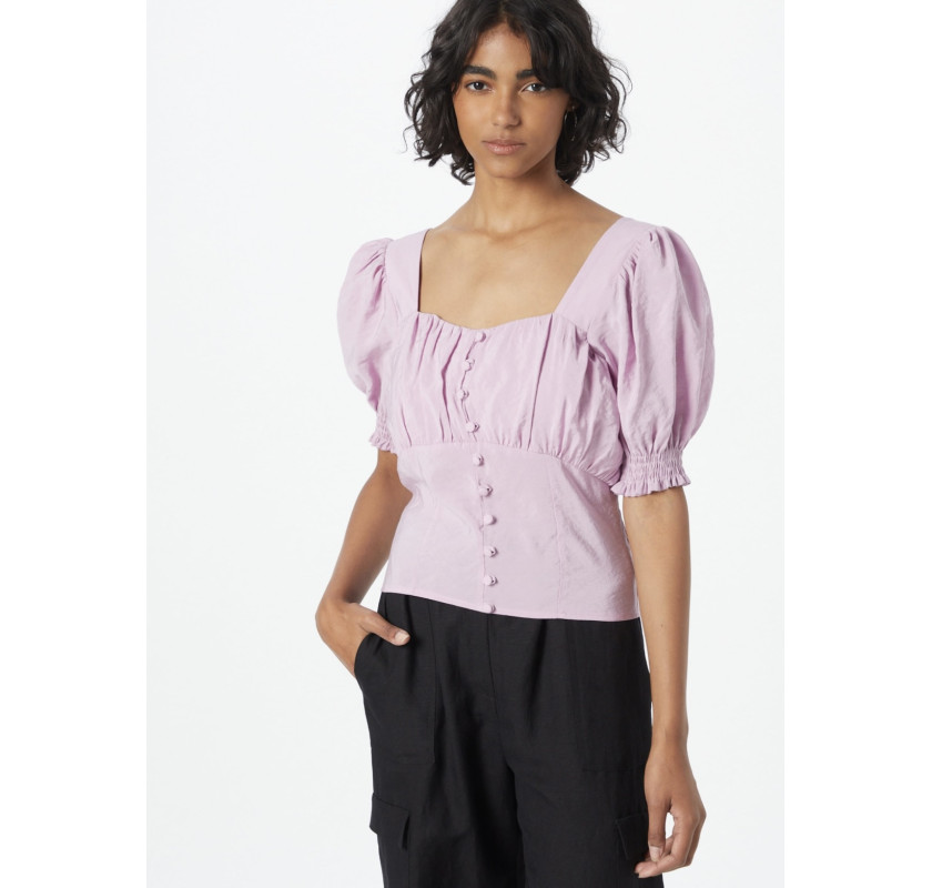 DORTHY PERKINS Me silky cupro corset blūze-lillā krāsā