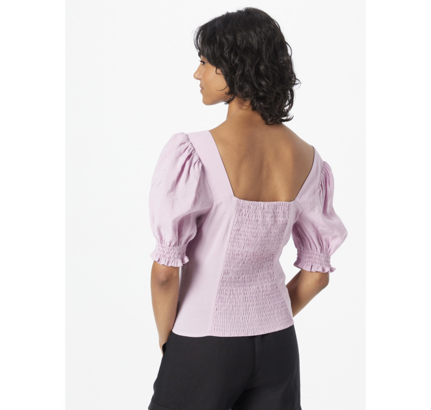 DORTHY PERKINS Me silky cupro corset blūze-lillā krāsā