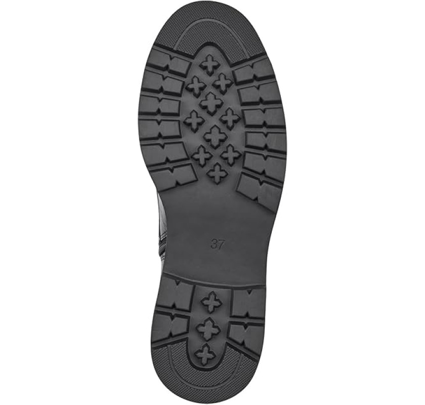 MARCO TOZZI šņorzābaki- melnā krāsā