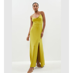 COAST maxi kleita - laima krāsā