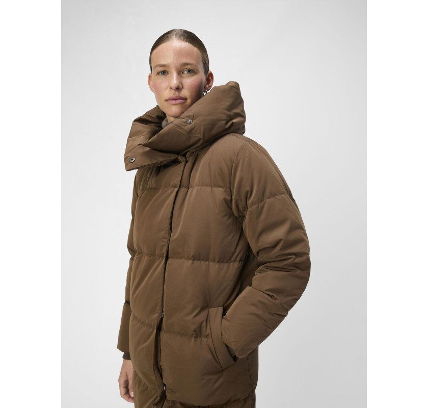 OBJECT ziemas dūnu mētelis - brūnā krāsā