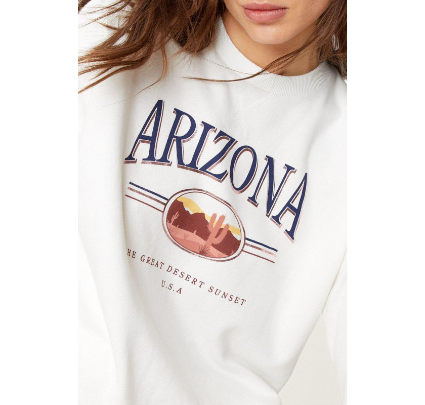 NASTY GAL Arizona džemperis- baltā krāsā