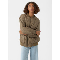 VERO MODA stepēta virsjaka- haki krāsā