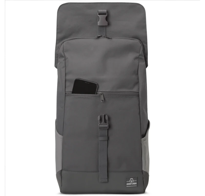 JOHNNY URBAN Mika Medium UNISEX mugursoma- pelēkā krāsā 