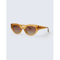8 BY YOOX polarizētās saulesbrilles- dzintara krāsā