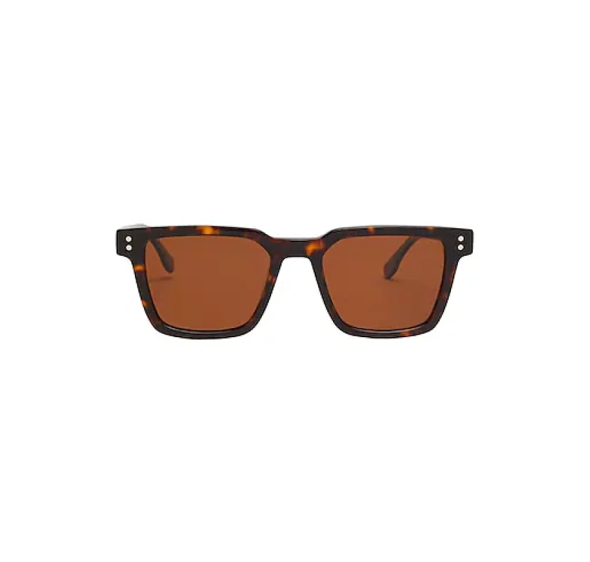 8 BY YOOX polarizētās UNISEX saulesbrilles- brūnā krāsā