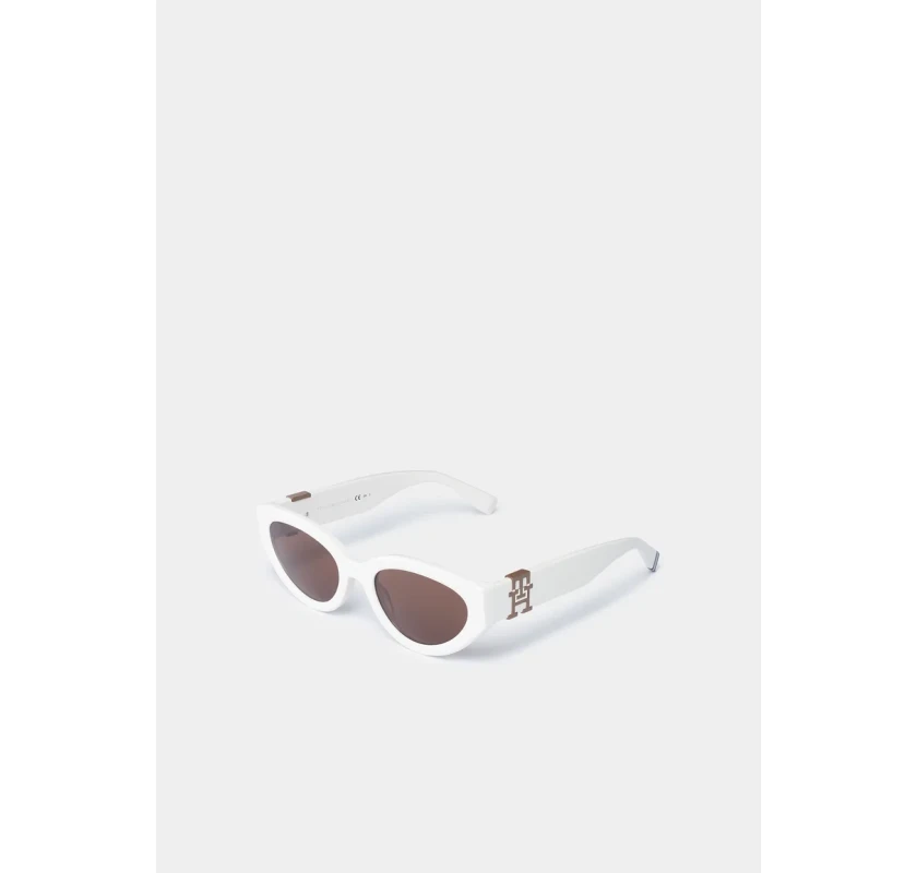 TOMMY HILFIGER saulesbrilles- baltā krāsā