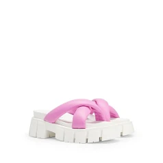 8 BY YOOX Cross Chunky sandeles- rozā krāsā