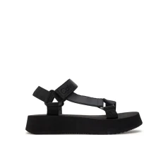 Calvin Klein JEANS Velcro sandeles- melnā krāsā