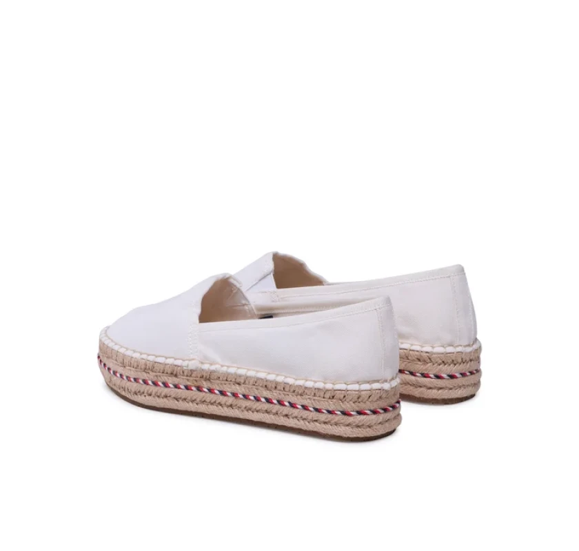 Tommy Hilfiger Embroidered Platform apavi-piena baltā krāsā