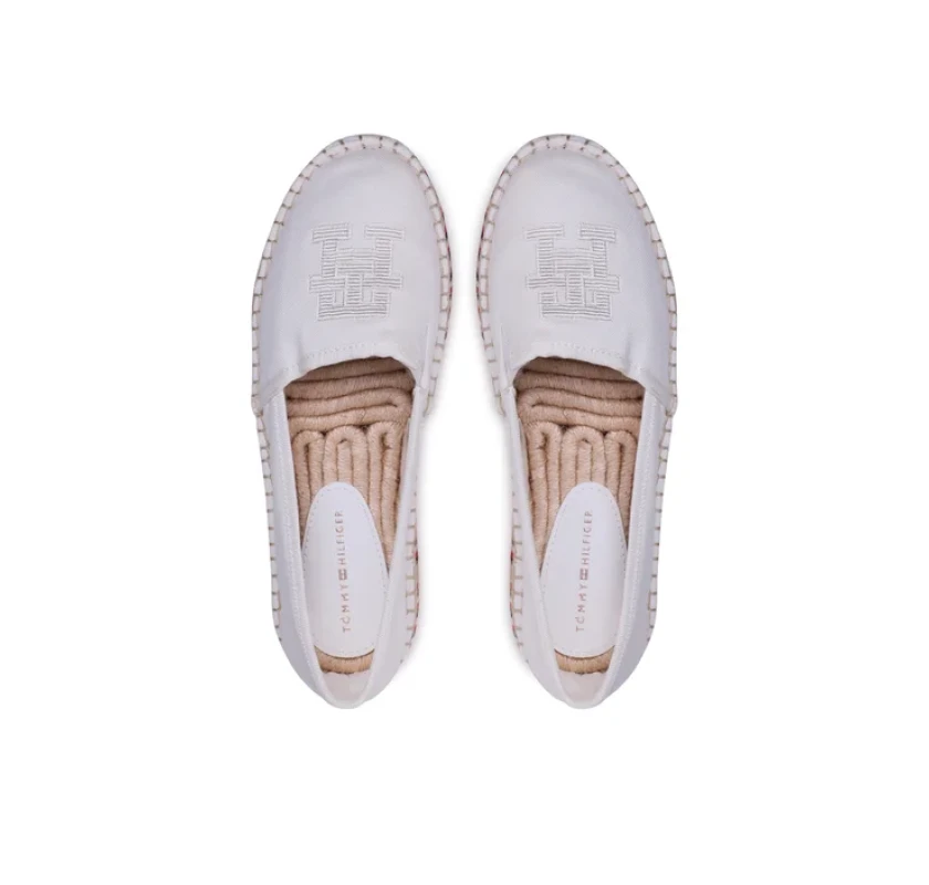 Tommy Hilfiger Embroidered Platform apavi-piena baltā krāsā