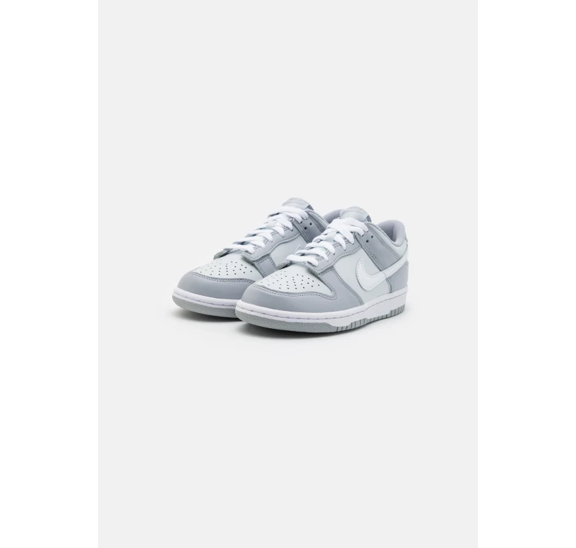 NIKE DUNK LOW sporta apavi-baltā/pelēkā krāsā