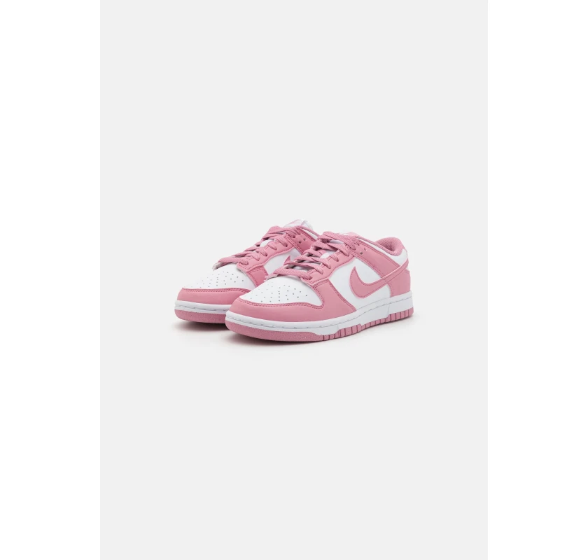 NIKE Dunke Low Next Nature sporta apavi-baltā/rozā krāsā