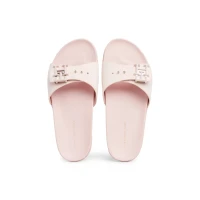 Tommy Hilfiger ādas iešļūcenes- rozā krāsā