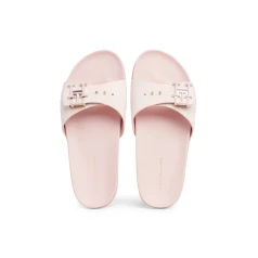 Tommy Hilfiger ādas iešļūcenes- rozā krāsā