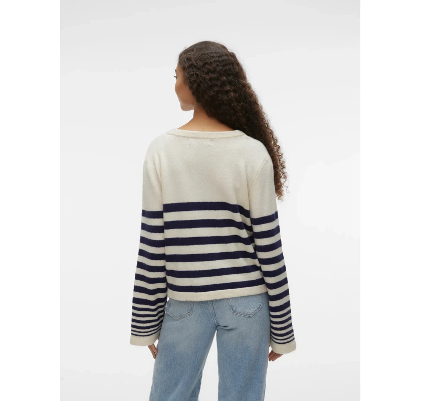 VERO MODA Hurricane džemperis- strīpains