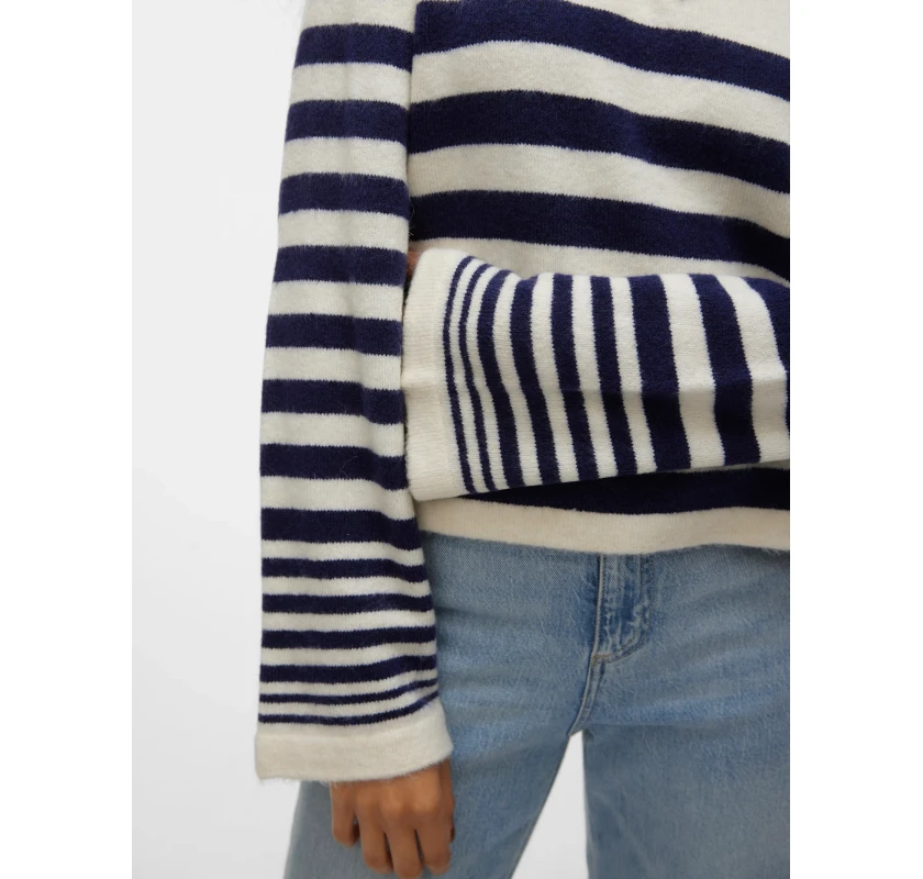 VERO MODA Hurricane džemperis- strīpains