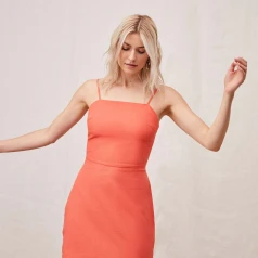 LEGER By Lena Gercke Nora kleita-oranžā krāsā