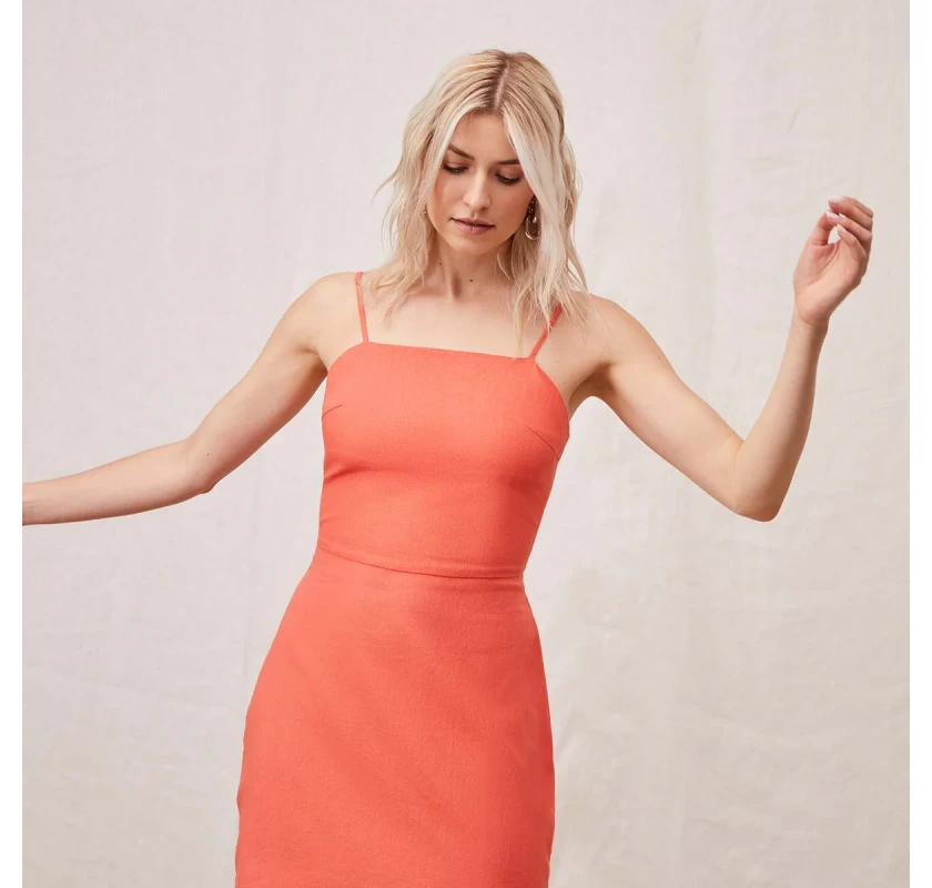 LEGER By Lena Gercke Nora kleita-oranžā krāsā