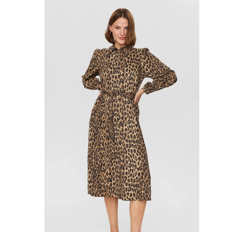 NUMPH Nuharlem kleita- leoparda prints