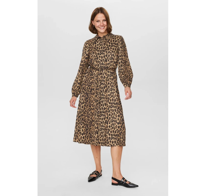 NUMPH Nuharlem kleita- leoparda prints