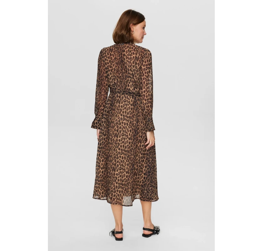 NUMPH Nukyndal New kleita- leoparda printā